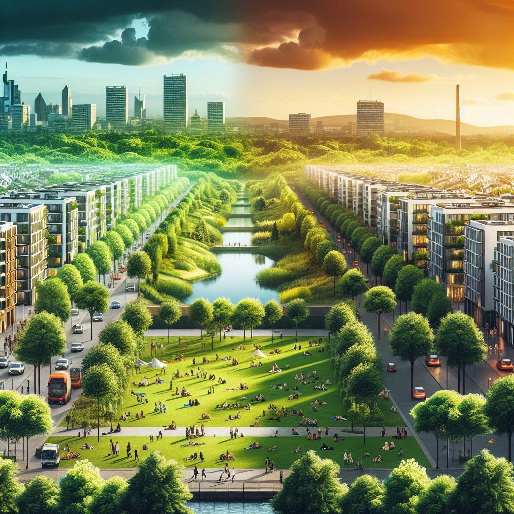 Einfluss von Grünflächen auf Mietpreise in Düsseldorf Rath